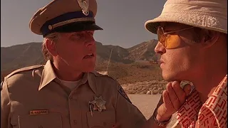 Fear And Loathing In Las Vegas - The Lonely Highway Patrolman Scene HD
