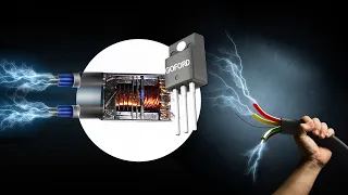 How to make Plasma ARC Lighter using damage LCD TV | Make 3.7v to 100000v generator