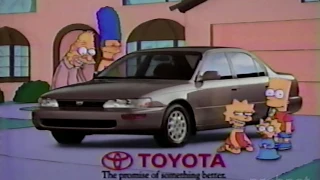 Toyota Corolla Simpsons commercial [1992]