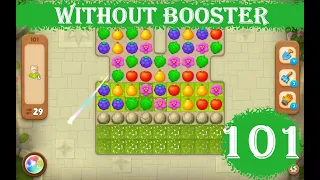 Gardenscapes Level 101 - [30 moves] [2023] [HD] solution of Level 101 Gardenscapes [No Boosters]