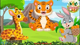 Cute Little Farm Animal Sounds: Rabbit, Tiger, Hamster, Rhinoceros - Cute Little Animals