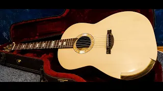 Acoustic guitar build with basic tools. Time lapse.