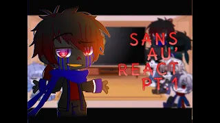 Sans AU’s React To Memes || Gacha Club || Pt. 1