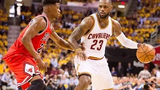 LeBron James R2G1 Full Highlights 2015.05.04 vs Bulls 19 Pts 15 Rebs 9 Ast