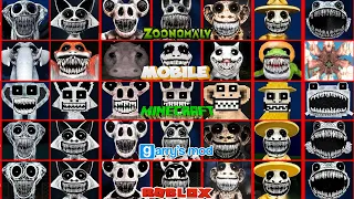 Zoonomaly ALL JUMPSCARES vs MOBILE vs MINECRAFT vs ROBLOX vs Garry's Mod #4