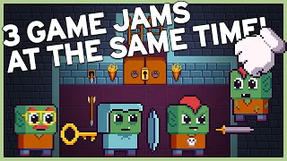 3 Game Jams At The Same Time! (Game Jam Devlog)