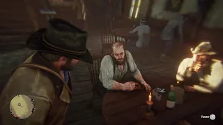 Arthur meets Tommy at the saloon after the fight | Red Dead Redemption 2