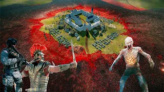 DELTA FORCE Super Soldier vs 100,000 Spartans Romans Zombies — Ultimate Epic Battle Simulator 2