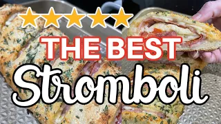 How to Make The BEST Restaurant Quality Stromboli EVER | Quick and Easy Dinner Recipe