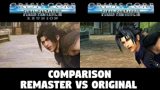 Shut up! I'm warning you! Comparison Remaster vs Original - Crisis Core Final Fantasy 7 Reunion