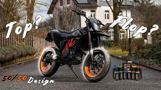 Felgen Lackieren 50/50 Design I KTM SMCR 690 Speichenfelgen