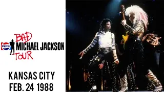 Michael Jackson - Bad Tour Live in Kansas City (February 24, 1988)