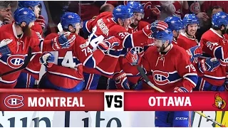 Montreal Canadiens vs Ottawa Senators | Season Game 75 | Highlights (25/3/2017)