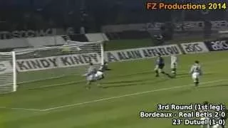 1995-1996 Uefa Cup: FCG Bordeaux All Goals (Road to the Final)