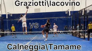 GraziottiIacovino vs CalneggiaTamame 7-5 4-6 7-6(4) Quarter Final Circuito Open 2022