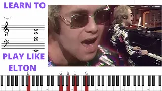 Tiny Dancer by Elton John live (Piano transcription)