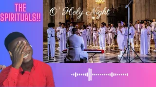 O Holy Night - The Spirituals ft. Kaye-Marie and Niiella || David Damian Reacts