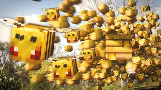 Minecraft Killer Bee Swarm In Real Life