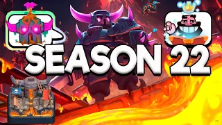 ✨TODO SOBRE LA TEMPORADA 22 DE CLASH ROYALE 🔥 EL FUERTE DEL PEKKA!!