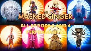 ALL EPISODE 3 AND 4 PERFORMANCES | The Masked Singer USA