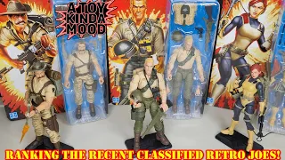 Ranking the Most Recent GI Joe Classified Retro Figures!