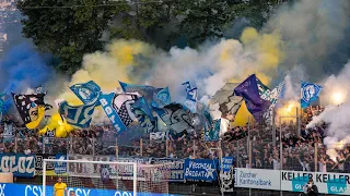 FC Winterthur 0:2 FC Zürich 25.05.2023 (Choreo, Pyro, Support)