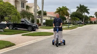 3 Wheel Scooter First Test Drive