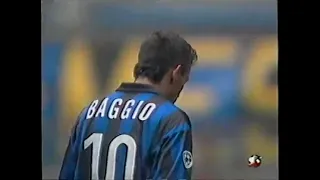 Stagione 1998/1999 - Gol di Baggio - Inter vs. Venezia (6:2)