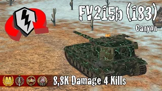 FV215b (183)  |  8,8K Damage 4 Kills  |  WoT Blitz Replays