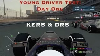 F1 2013 Career: Young Driver Test: Day 1: KERS & DRS