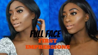 FULL FACE FIRST IMPRESSIONS TUTORIAL I HIGH END & DRUGSTORE PRODUCTS