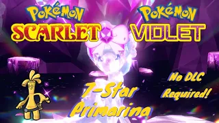 Pokémon Scarlet/Violet: 7-Star Primarina Tera Raid EASY SOLO (No DLC)