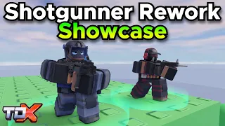 TDX Shotgunner Rework Showcase (Stats + Gameplay) - Tower Defense X Roblox