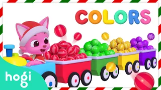 [NEW🎅🏻] Learn Colors with Santa Pinkfong's Train｜Christmas Colors for Kids｜Christmas Pinkfong & Hogi