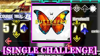 【DDR A20】 BUTTERFLY (20th Anniversary Mix) [SINGLE CHALLENGE] 譜面確認+Clap