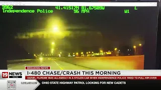 Dash camera video: Independence police chase ends in a crash