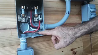 Off Grid Cabin Build  |  Outside Electrical PANEL for Generator and Solar Power  |  Episode 15