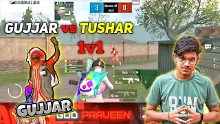 @godtusharop1  vs GUJJAR X 1v1 TDM FULL INTENSE MATCH 🥵 MOST HARD COMEBACK 🔥 - PUBG MOBILE LITE