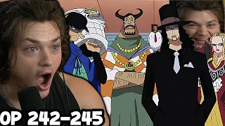 CP9 REVEALED!! || THE TRAITORS!! || One Piece Episode 242-245 Reaction