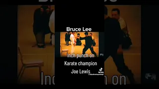 Bruce Lee V Joe Lewis Inch punch