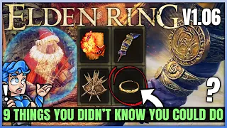 9 New Secrets You Didn't Know About in Elden Ring - New Music Sorcery & Chain Cast - Tips & More!