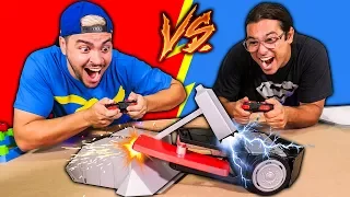 BATALHA DE ROBÔS !!! (LUCCAS NETO vs RONI)