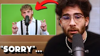 HasanAbi reacts to Logan Paul APOLOGIZED to Me | Coffeezilla