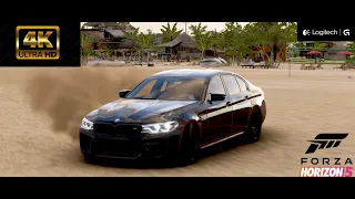 2018 BMW M5 - Forza Horizon 5 (Steering Wheel + Shifter) Gameplay POV