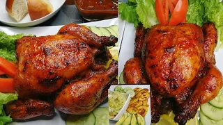 THE BEST EVER OVEN BAKED WHOLE CHICKEN | JAMAICAN ROASTED CHICKEN | POTATO SALAD | FRIED PLANTAINS