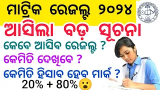 Class 10 Matric Result Date 2024 / How to Calculate Mark #bseodisha