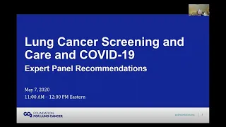 Lung Cancer Screening and Care and COVID-19: Expert Panel Recommendations