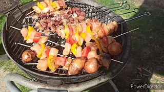 Leberspieße...... heute wird gegrillt