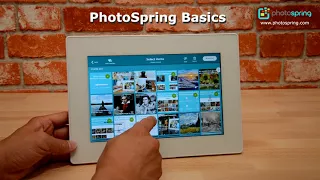 PhotoSpring Basic Navigation and Screen Flow