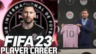 MESSI🐐💥WELCOME TO MIAMI!!🇺🇸💫 FIFA 23 MESSI INTER MIAMI PLAYER CAREER MODE S1EP1